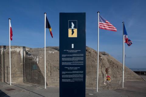 Plaque commemorative du 6 juin 44, Asnelles sur Mer