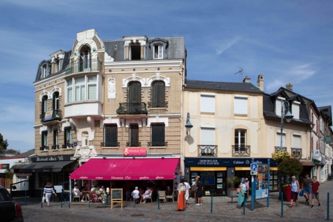 Town centre of Villers sur Mer