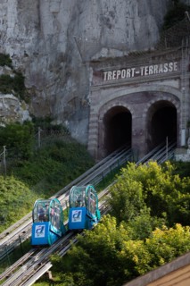 Funicular in Le Tréport, Seine Maritime