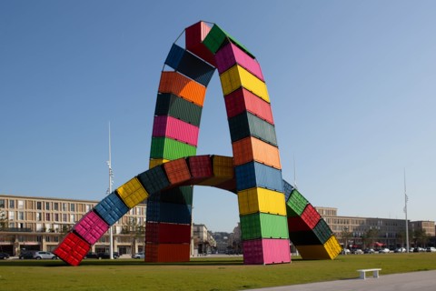 Ganivet, 'Catène de containers'