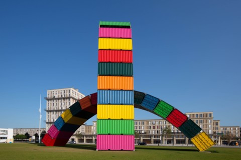 Ganivet, 'Catène de containers'