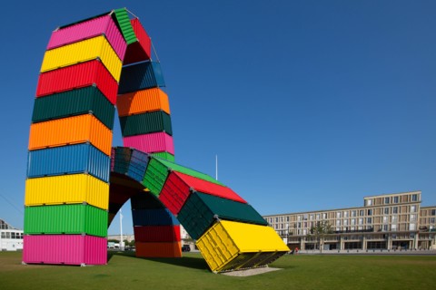 Ganivet, 'Catène de containers'