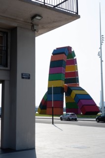 Ganivet, 'Catène de containers'