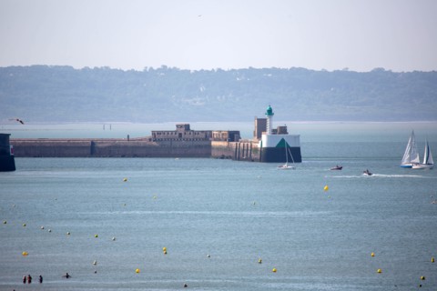 Beach in Sainte-Adresse, Seine Maritime