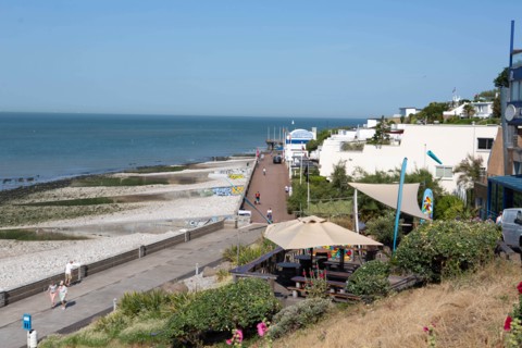 Beach in Sainte-Adresse, Seine Maritime