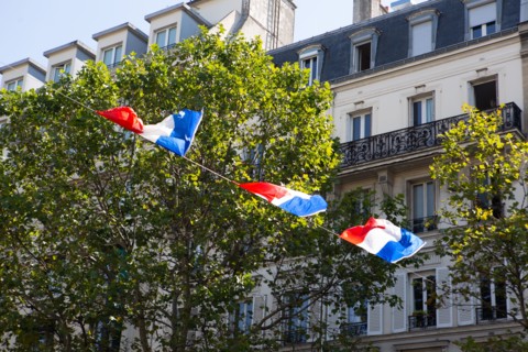 Défilé de commémoration du 75e anniversaire de la Libération de Paris, avenue du Général Leclerc