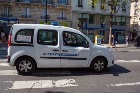 Paris City Hall vehicle