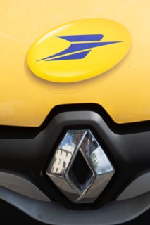 Post Office logo on a vehicle