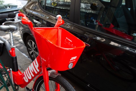 Vélo libre service Jump