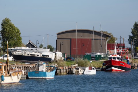 Maritime canal of Abbeville in Saint-Valery-sur-Somme