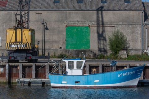 Maritime canal of Abbeville in Saint-Valery-sur-Somme