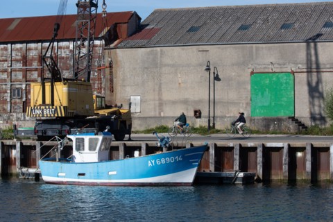 Maritime canal of Abbeville in Saint-Valery-sur-Somme