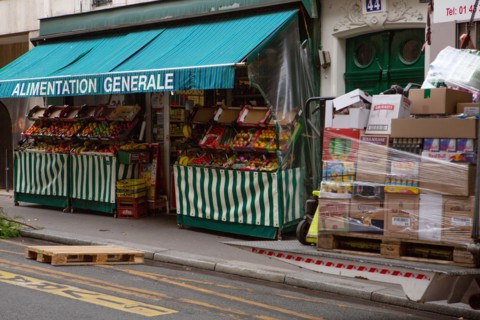 Paris, grocery shop