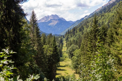 Montriond, Haute-Savoie, cascade d'Ardent