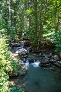 Montriond, Haute-Savoie, cascade d'Ardent