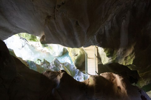 La Vernaz, Haute-Savoie, site des grottes du Pont du Diable