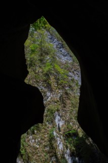 La Vernaz, Haute-Savoie, site des grottes du Pont du Diable