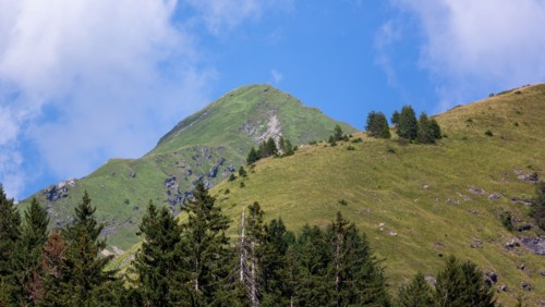 Morzine, Haute-Savoie, site of the Lac des Mines d'Or, the Rouleau de Bostan