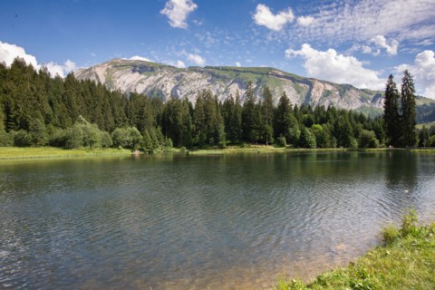Morzine, Haute-Savoie, site of the Lac des Mines d'Or, the Rouleau de Bostan