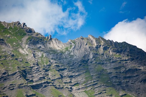 Morzine, Haute-Savoie, site of the Lac des Mines d'Or, the Rouleau de Bostan