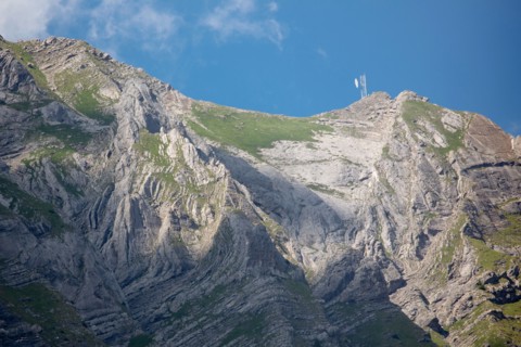 Morzine, Haute-Savoie, site of the Lac des Mines d'Or, the Rouleau de Bostan