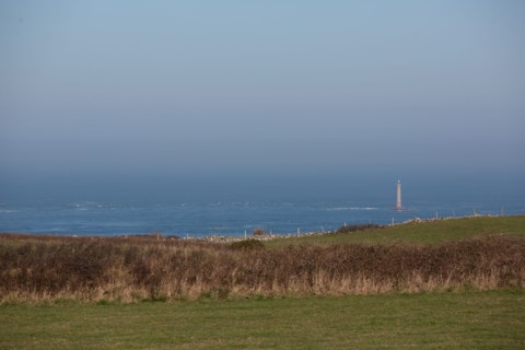 La Hague (Manche), anse de Senival and lighthouse de Goury (lighthouse de la Hague)
