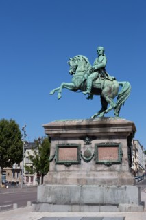 Rouen (Seine Maritime), equestrian statue of Napoléon