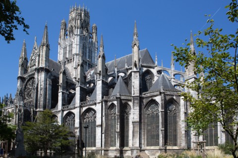 Rouen (Seine Maritime), église abbatiale Saint-Ouen