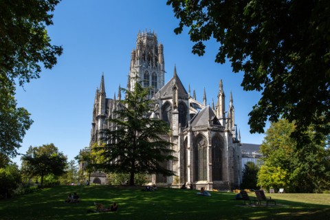 Rouen (Seine Maritime), église abbatiale Saint-Ouen