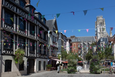 Rouen (Seine Maritime), place du Lieutenant Aubert