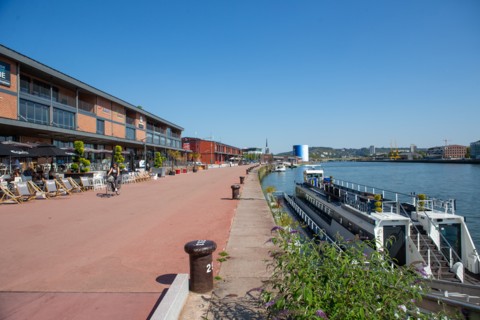 Rouen (Seine Maritime), the Docks