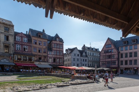 Rouen (Seine Maritime), place du Vieux Marché