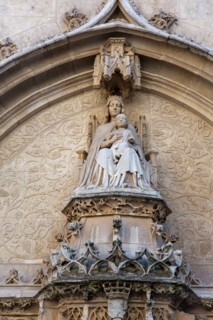Rouen (Seine Maritime), fountain located rue de l'Hôpital