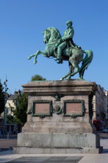 Rouen (Seine Maritime), equestrian statue of Napoléon