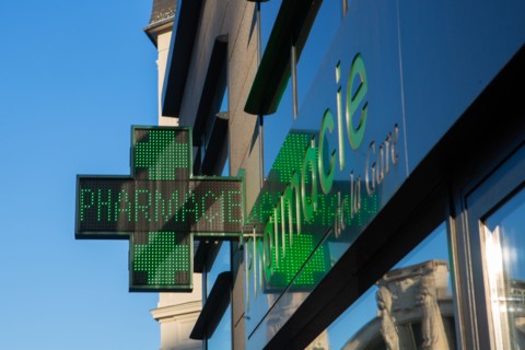 Rouen (Seine Maritime), enseigne de pharmacie