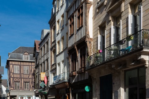 Rouen (Seine Maritime), rue de l'Hôpital