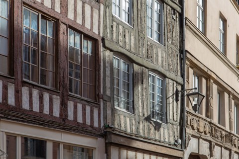 Rouen (Seine Maritime), rue Eau de Robec