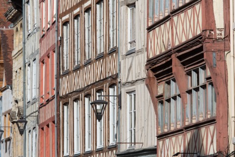 Rouen (Seine Maritime), rue Eau de Robec