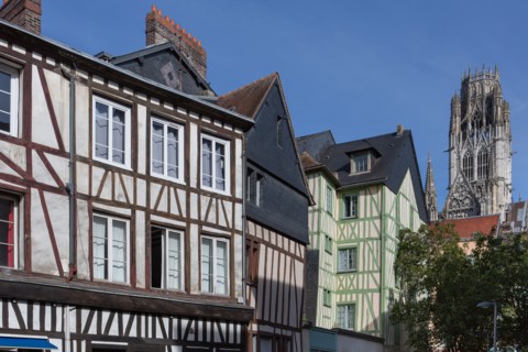 Rouen (Seine Maritime), passage de la Grande Mesure