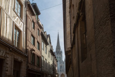 Rouen (Seine Maritime), rue Saint-Romain