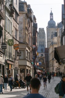 Rouen (Seine Maritime), rue du Gros Horloge