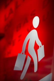Paris, shopping character logo