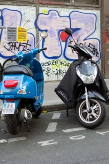 Paris, two wheeler parking
