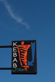 Paris, enseigne de kebab