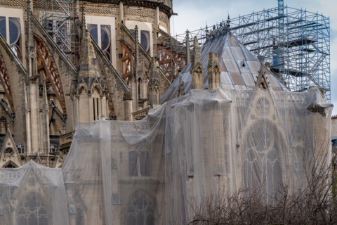 Cathédrale Notre-Dame de Paris, un an après l’incendie du 15 avril 2019