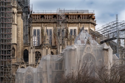Cathédrale Notre-Dame de Paris, un an après l’incendie du 15 avril 2019