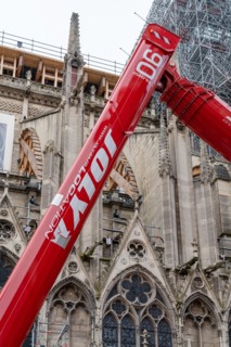 Cathédrale Notre-Dame de Paris, one year after the fire on the evening of 15 April 2019
