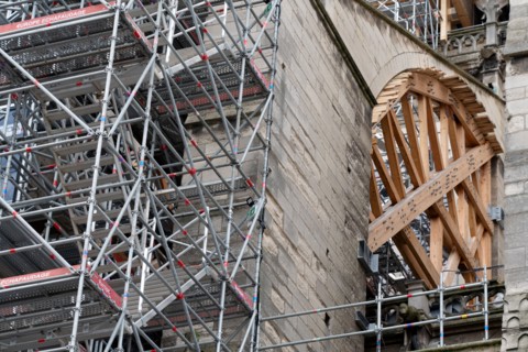 Cathédrale Notre-Dame de Paris, un an après l’incendie du 15 avril 2019