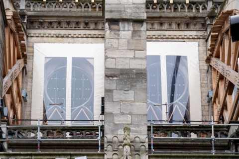 Cathédrale Notre-Dame de Paris, one year after the fire on the evening of 15 April 2019