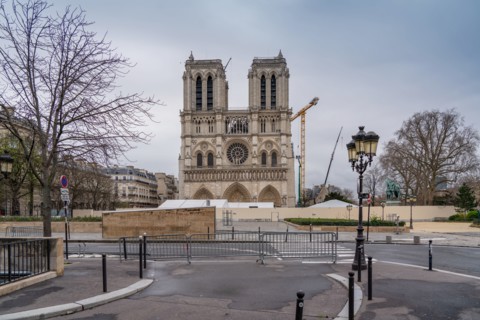 Cathédrale Notre-Dame de Paris, un an après l’incendie du 15 avril 2019